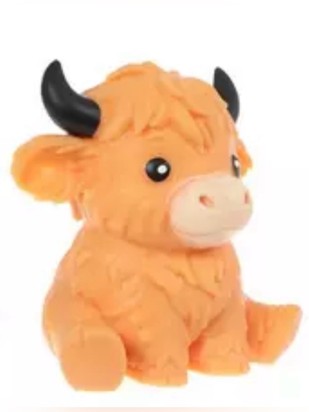 Squishy Highland Cow - 5.5” - Light Brown